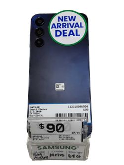 Samsung Sm-a156u 64 Gb Blue Smart Phone