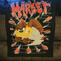 Chinatown Market Looney Tunes Size Small Black T Shirt