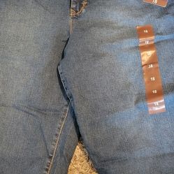 Brand New Gloria Vanderbilt Jean Skimmers