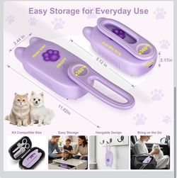 Rechargeable Cat Steam Brush with Mist Spray Per