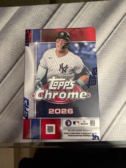 2026 Topps Chrome Baseball Value Box Factory Sealed