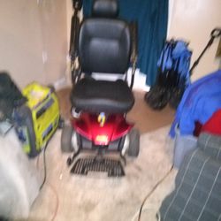 Jazzy Crimson Motorized Wheelchair 