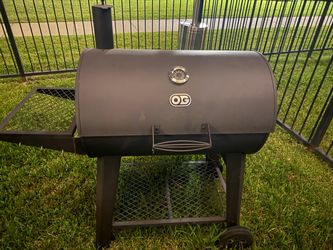 OG Barrel Charcoal Grill Smoker