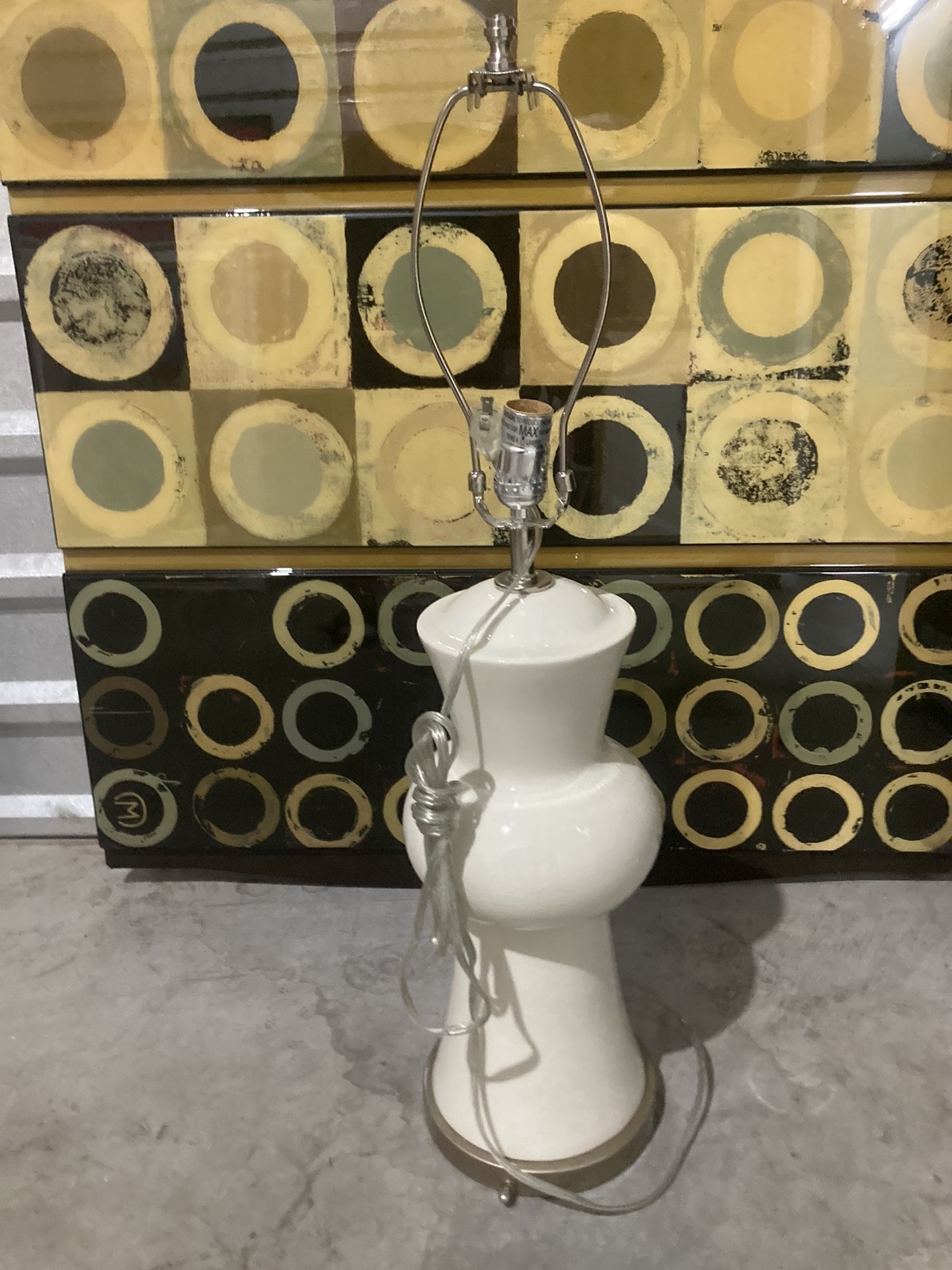 Vintage Porcelain Lamp