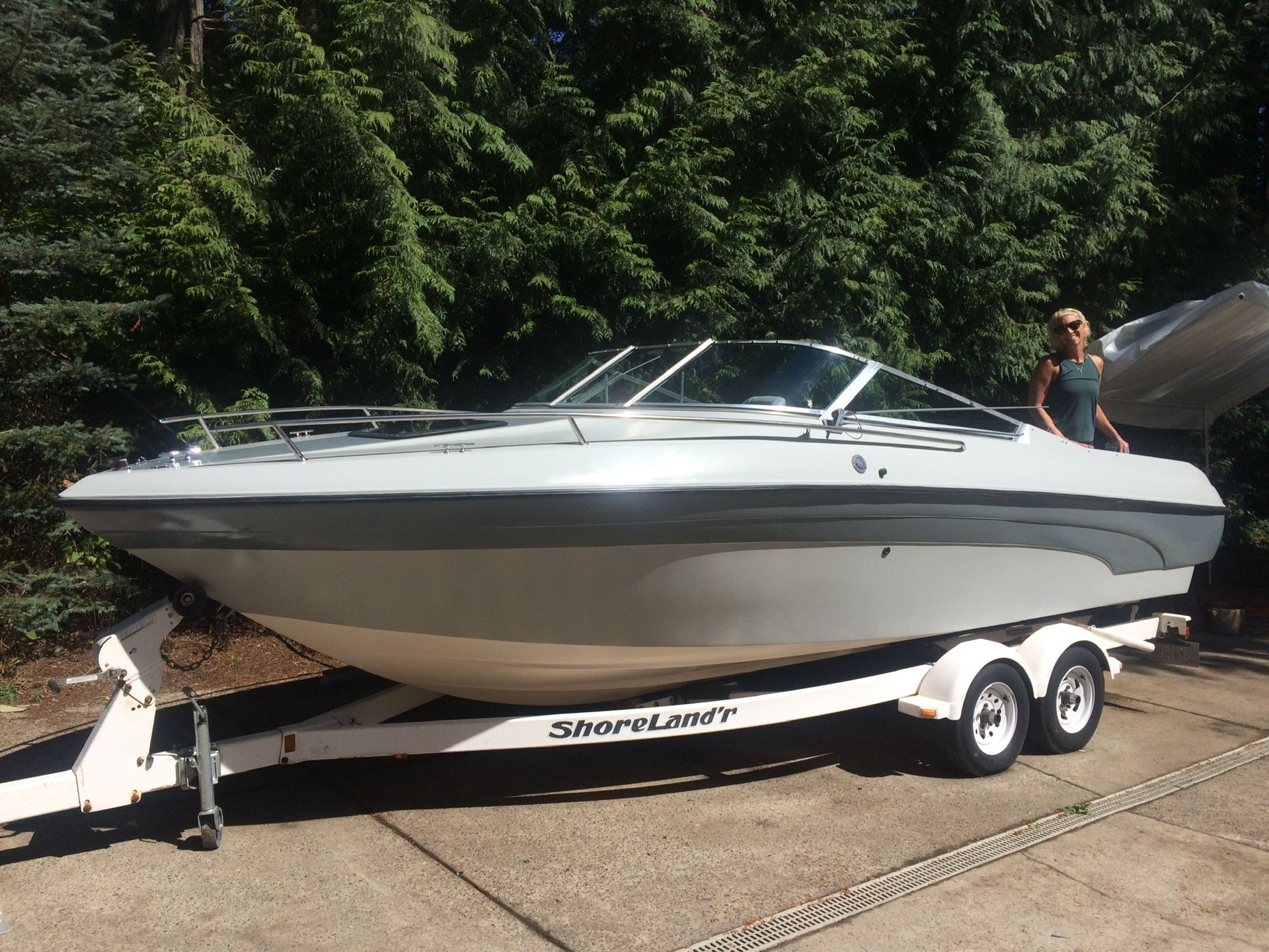 Bluewater 23 foot CUDDY boat-excellent condition recently restored