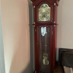 grandfather clock. 