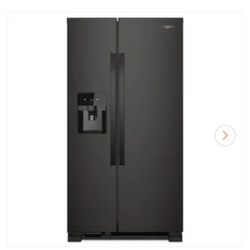Like New Whirlpool Side By Side Refrigerator 