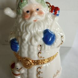 Limoges Porcelain Santa Box