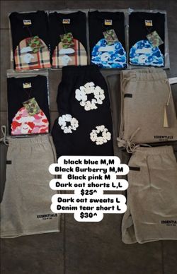 Bape, denim tear, essentials