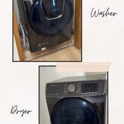 Samsung multiSteam vent sensor dryer and super speed steam VR T plush washer