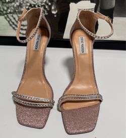 Steve Madden Collette Rhinestone Glitter Heels – Women’s Size 11M