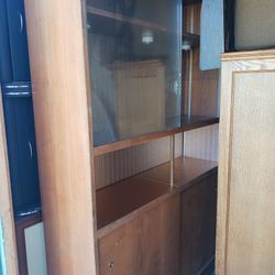 Custom Bookshelf Cupboard Hutch Sideboard Display Case Antique Mall Booth