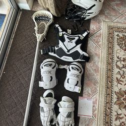 Lacrosse Equipment. Full Set . Higher End Gear