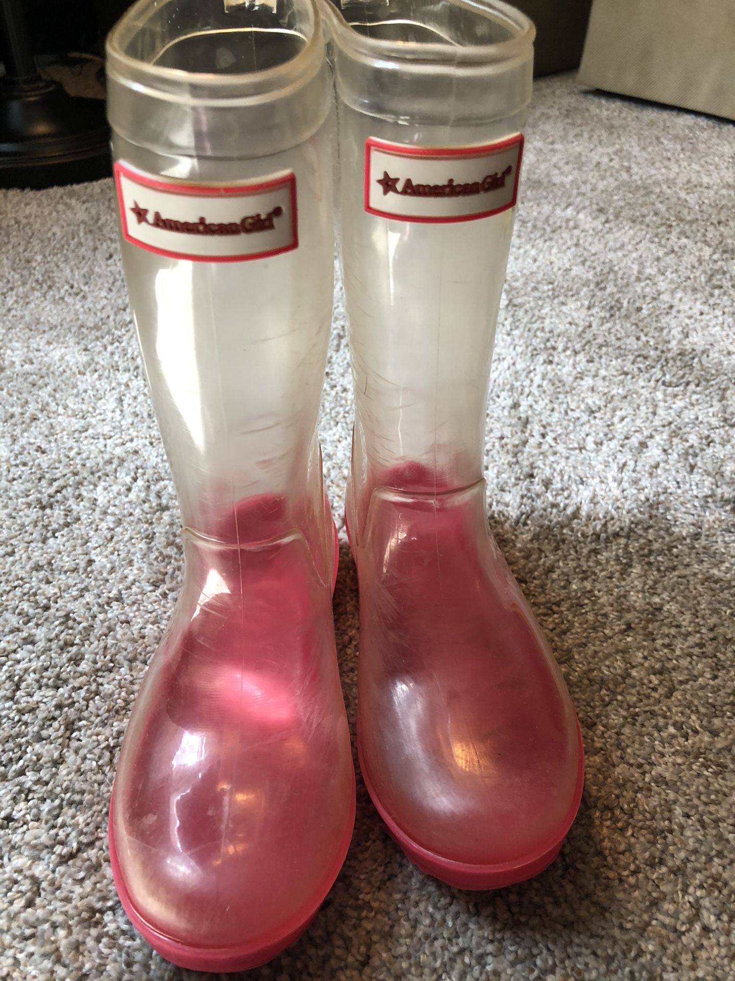 American Girl Rain boots size 12/13