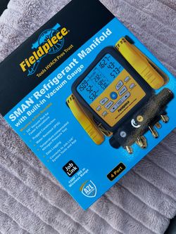 482V Fieldpiece SMAN Refrigerant Manifold with Vacuum Gauge