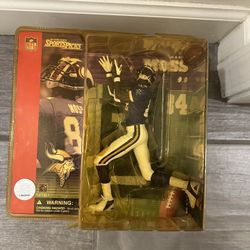 RANDY MOSS Minnesota Vikings #84 McFarlane Purple Jersey NFL Figure Series 1