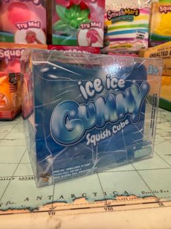 Jumbo ice ice gummy squish cube