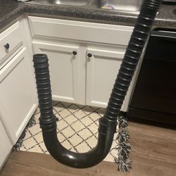Black Washer Draining Hose