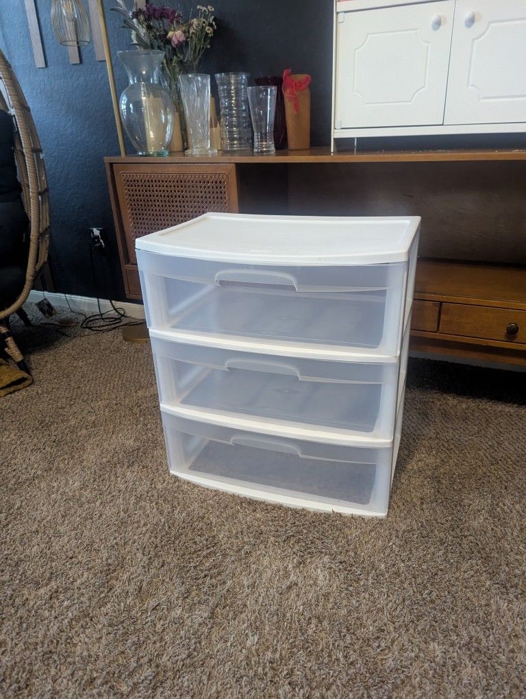 Sterilite Three Drawer Storage