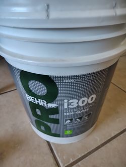Behr light gray 5 gallon
