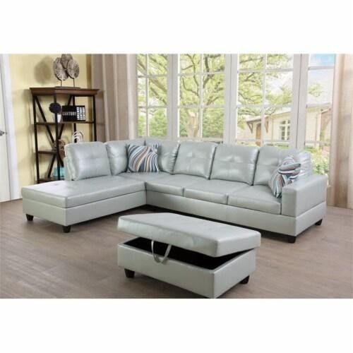 BRAND NEW 3 PIECES SECTIONAL COUCH WITH OTTOMAN INCLUDED