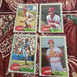 Cincinnati Reds 1981 Topps 1985 Topps 1985 Topps O-Pee Chee 1987 Topps Baseball Cards 