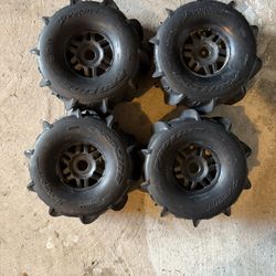 Proline 17mm Dumont Paddle Tires Arrma Traxxas Losi Redcat