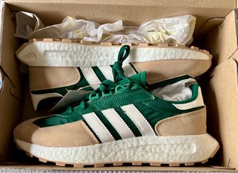 Adidas Retropy E5 Green Tan Sneakers