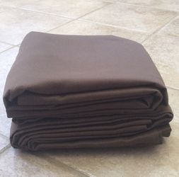Threshold Brown Thermal Window Panels Drapes Curtains