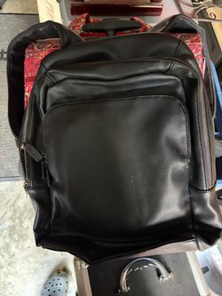 Leather book bag
