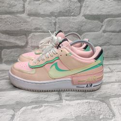 Nike Air Force 1 Womens Size 8 Shadow Arctic Punch Barely Volt W