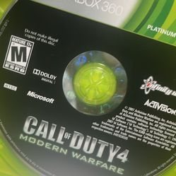 Xbox 360 Games And One Ps4 OneWii Game
