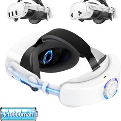 Brand New    Head Strap with Battery for Meta Quest 3/3S: 10000mAh Elite Strap with Battery Fast Charging for Oculus Quest 3/3S - Replacement Head Str