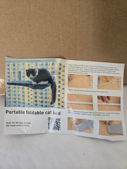 Portable Foldable Cat Window Bed