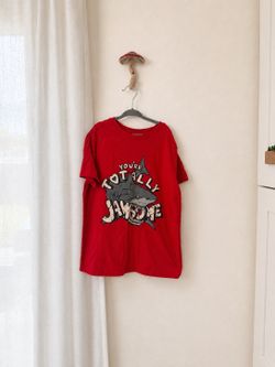 Cat & Jack “You’re Totally Jawsome” Boys Short Sleeve T-Shirt – Size Medium (8)