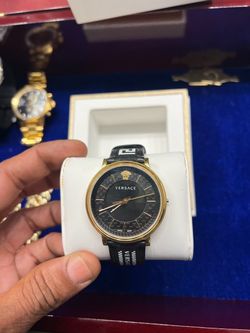 Versace Watch gold trim
