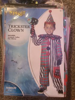 TRICKSTER CLOWN
HALLOWEEN COSTUME
