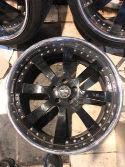 22 inch Vellano Rims 5x120 5 lug