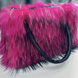 Fur Purse And Fur Boots
