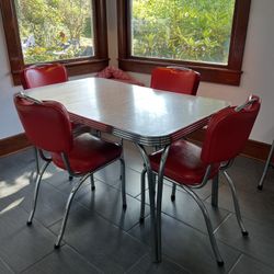 1950s Kitchen Table And Chairs