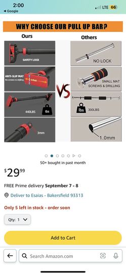 Pull Up Bar for Doorway, Strength Training Pull-up Bars, Chin Up Bar, No Screws, With Level Meter and Adjustable Width for Home Gym Upper Body Workout