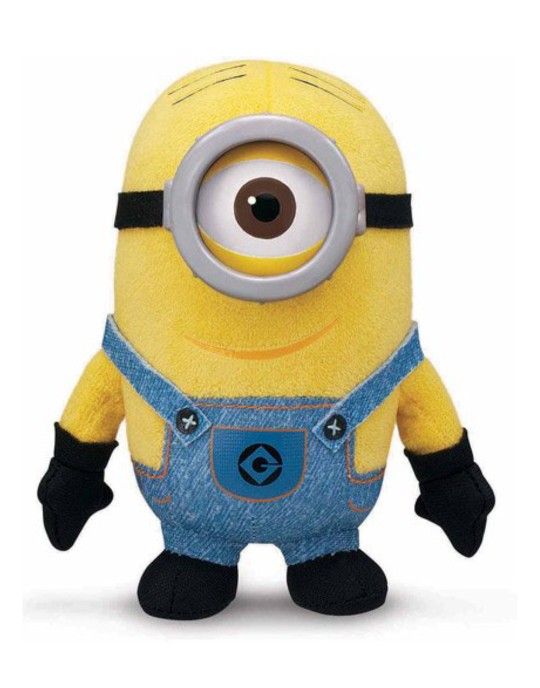 GIANT Despicable Me 2 Minions Stuart Plush. OVER TWO & A HALF FEET TALL! Tag Still Attached