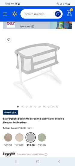 Baby Delight Beside Me Serenity Bassinet and Bedside Sleeper $65