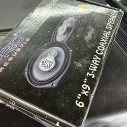 PRO Acoustic PRSP6983 are 6"x9" 3-way coaxial car speakers 