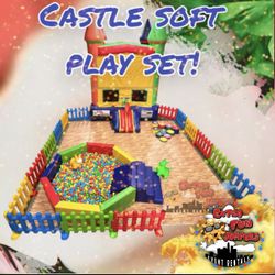Multi Color Castle Soft Play Set