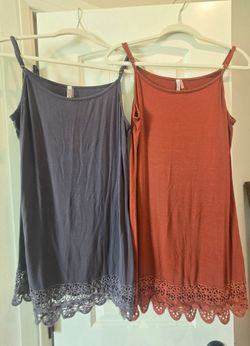 Women's long tank tops/ layering tanks