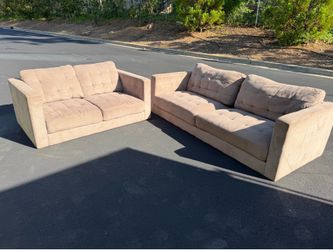 Couch and love seat