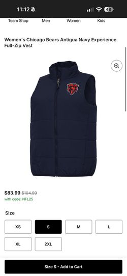 Bears Full Zip Vest