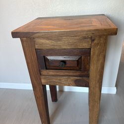 Side Table With Drawer