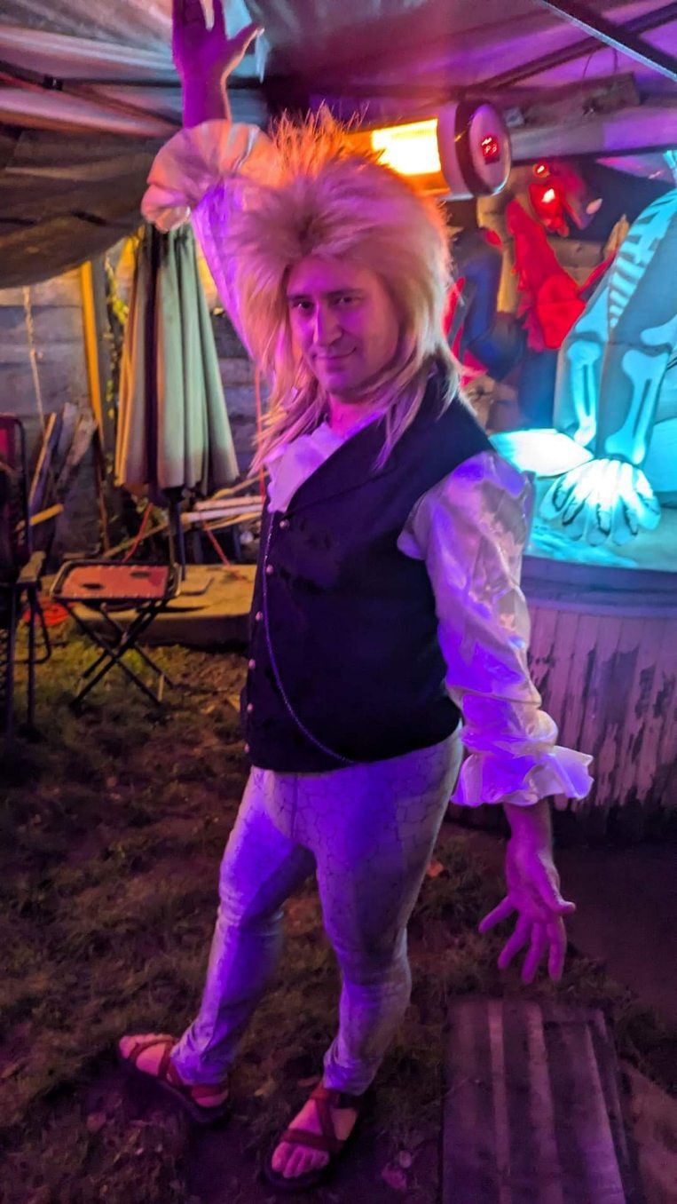 Jareth Goblin King Outfit Costume, David Bowie